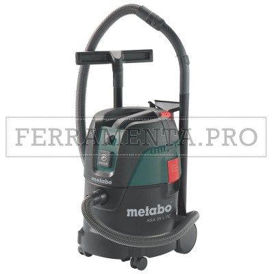 METABO ASPIRATORE UNIVERSALE DA 1250 WATT ASA 25 L PC CON PULIZIA MANUALE DEL FILTRO