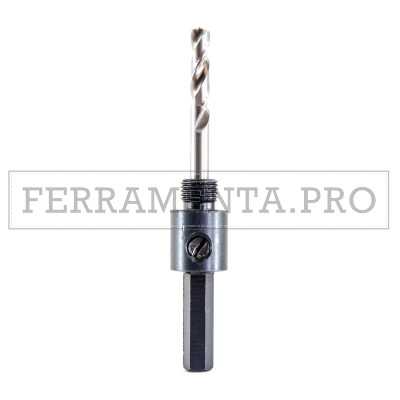 ALBERO per SEGHE A TAZZA BIMETAL da ∅ 14 ÷ 30 con ATTACCO ESAGONALE 8,5 MM 