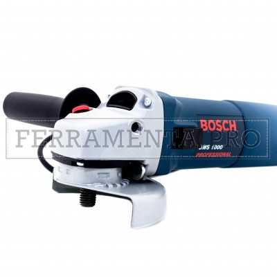 BOSCH SMERIGLIATRICE ANGOLARE GWS 1000 W disco 115 mm per SBAVO RIFINIRE
