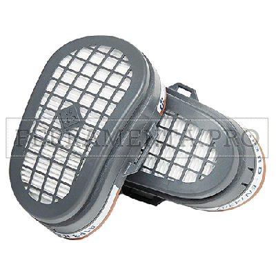 COPPIA FILTRI per MASCHERA ELIPSE A1 P3 FILTRO RICAMBIO GAS VAPORI VERNICI