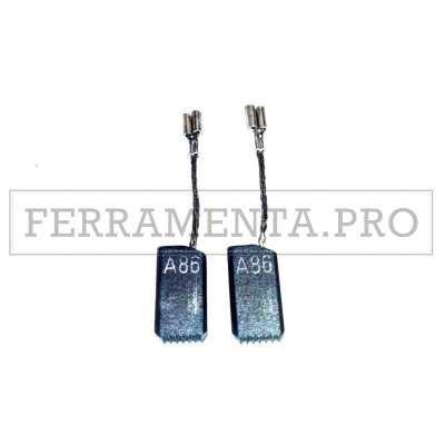 SPAZZOLE CARBONCINI ORIGINALI BOSCH per ELETTROUTENSILI GFF GWS 1607014145