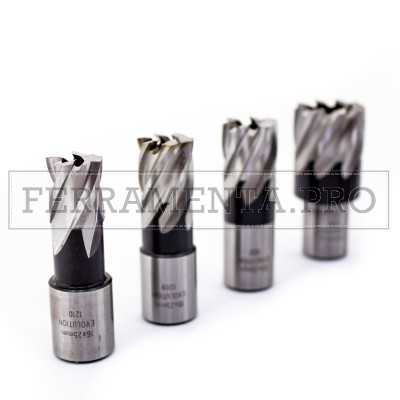 Fresa in acciaio M2 HSS Weldon da 12-65mm lunghezza 25mm