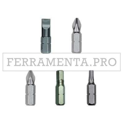 INSERTO TAGLIO CROCE PH PZ ESAGONALE TORX ATTACCO 1/4 per VITI AVVITATORE