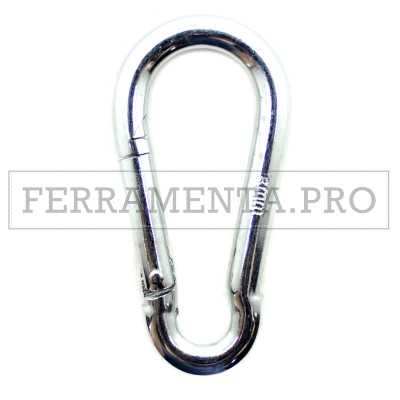 MOSCHETTONE in ACCIAIO ZINCATO PROFESSIONALE VARIE MISURE