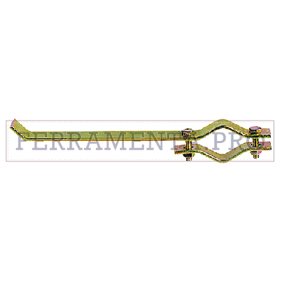 STAFFA PER ANTENNA in acciaio tropicalizzato