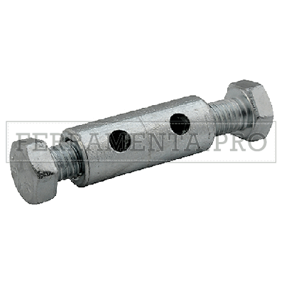 MORSETTO 2 VITI IN TESTA ø 8 - M5- F.3 pz 10
