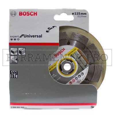 DISCO DIAMANTATO BOSCH EXPERT FOR UNIVERSAL TAGLIO MATERIALI COSTRUZIONE 115mm