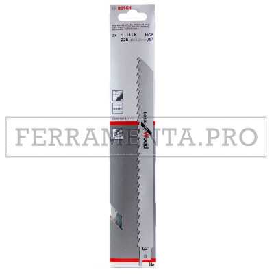 2 LAME SEGA UNIVERSALE GATTUCCIO S 1111 K BOSCH per TAGLIO LEGNO GREZZO ARDERE