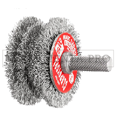 SPAZZOLA CIRCOLARE SAGOMATA CON GAMBO Clepsydra - ø mm 40/60