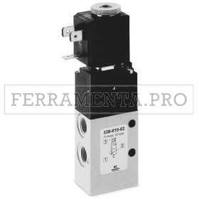 Camozzi 348-015-02 - Elettrovalvola 3/2 vie da G1/8, monostabile - Mod. 348