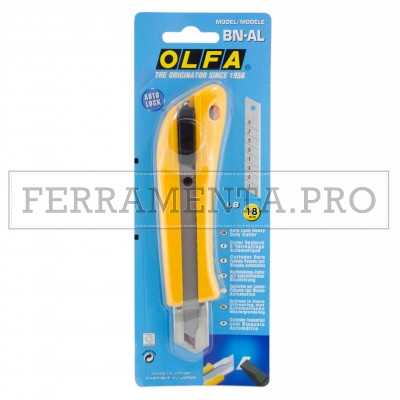 TAGLIERINO CUTTER LAMA 18 MM ALTA RESISTENZA OLFA per CARTA CARTONE EDILIZIA