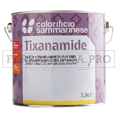 SMALTO ANTIRUGGINE TIXANAMIDE Lt. 0,750 Bianco