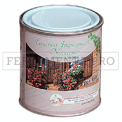 IMPREGNANTE CEROSO ALLACQUA Ecowood - ml. 750 noce chiaro