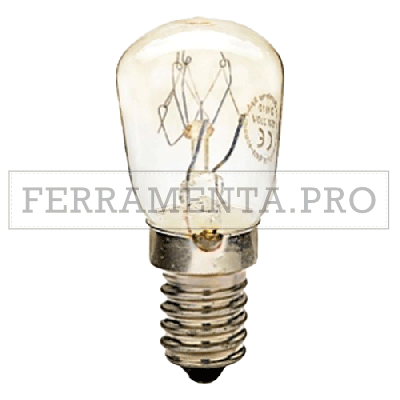 LAMPADINA PER FORNO LUCE CHIARA 15W E14