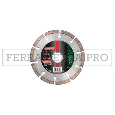 DISCO DIAMANTATO METABO PROMOTION per TAGLIO UNIVERSALE PIETRA CEMENTO MATTONI