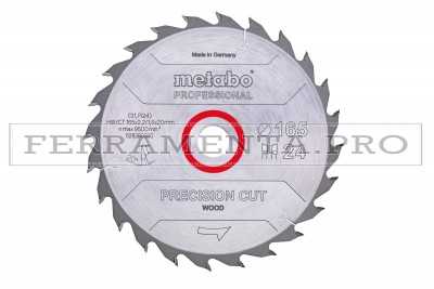 METABO Lama "precision cut wood - professional", 160x20, Z24 WZ 20° (628031000)