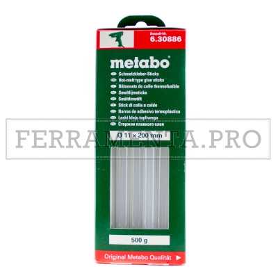 STICK METABO BASTONCINI RICAMBI COLLA A CALDO 11x200mm 500g TRASPARENTE PISTOLA