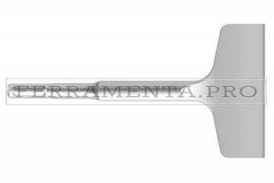 METABO Scalpello per piastrelle SDS-Plus, 165 x 75 mm, zancato (631449000)