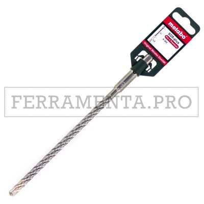 PUNTA METABO SDS-PLUS 4 TAGLIENTI LAME per MURATURA CEMENTO PIETRA CALCESTRUZZO