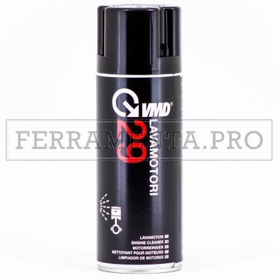 LAVAMOTORI SPRAY 400ml AUTO MOTO BARCA SCOOTER CATENE LAVA MOTORI VMD29 PROFESSIONALE