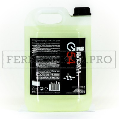 DETERGENTE LIQUIDO per PAVIMENTI 5l SUPER CONCENTRATO PROFUMATO VMD54