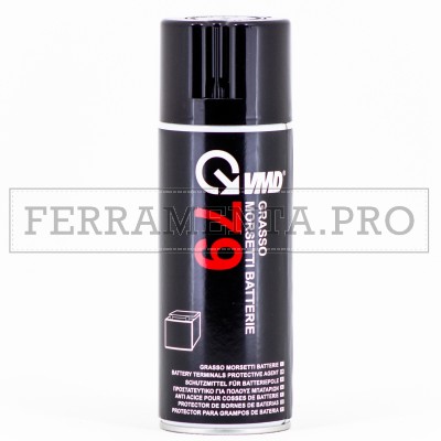 GRASSO SPRAY e LUBRIFICANTE MULTIFUNZIONE per MORSETTI BATTERIE AUTO 400ml VMD79