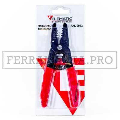 PINZA SPELAFILI TRANCIACAVI E CRIMPATRICE per PREISOLATI SPELLAFILI PROFESSIONALE