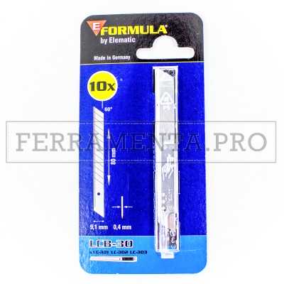 Lama per cutter professionale LCB-30 9,1 mm - Confezione da 10 Pz.