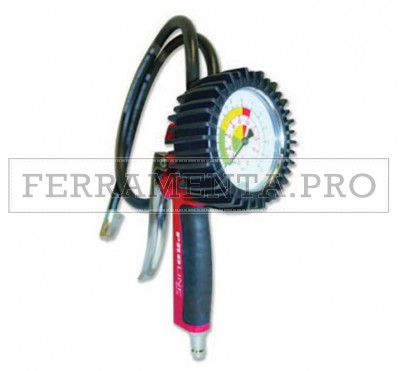 AIREX ARIA Pistola di gonfiaggio Professionale con manometro D.63 e innesto rapido