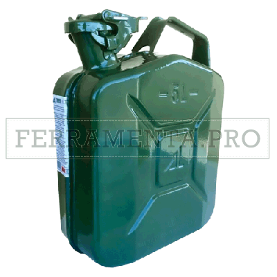TANICA IN METALLO Lt.  5 - cm. 31 x 24 x 12