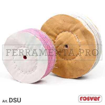 DISCO in COTONE con CUCITURA SINGOLA DSU per LUCIDARE e LUCIDATURA METALLI