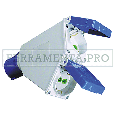 ADATTATORE INDUSTRIALE DOPPIO 73104