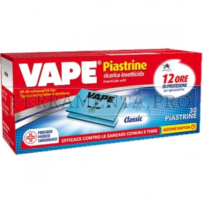 VAPE RICARICA PIASTRINE per ZANZARE PZ.30 CLASSIC 2019649 - 2207447