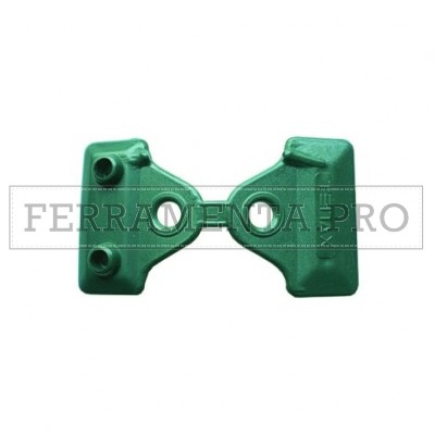 GANCI PIASTRINA FISSAGGIO per OMBREGGIANTI CM.5X4 COLORE VERDE CLIPS-50 99168000