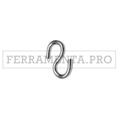GANCI A 'S' DIAMETRO MM.3,3X39X23