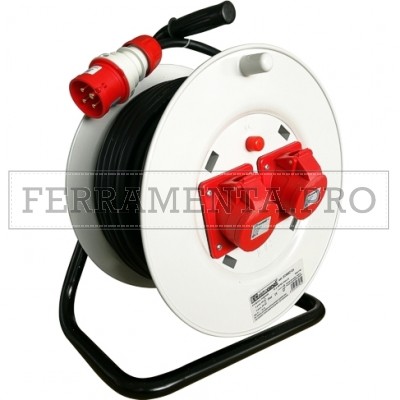 AVVOLGICAVI METALLO MT.30 IP44 SEZ.3X2,5 SPINA CEE 3P+T-2 PRESE CEE 3P+T EC6992124