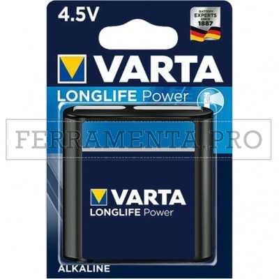 PILE VARTA LONG LIFE POWER PIATTA 4,5V BLISTER 4912121411