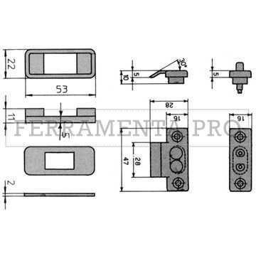 CONTATTI CISA NYLON COPPIA 06511-00-0
