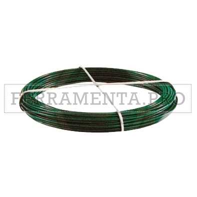 FILO COTTO FERRO PLASTIF.VERDE MAT.GR.200