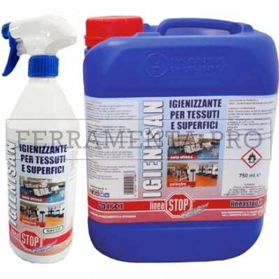 IGIENIZZANTI per TESSUTI E SUPERFICI DIXI