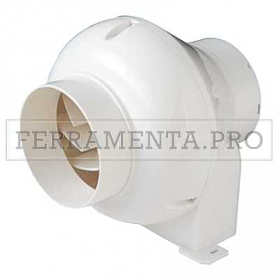 ASPIRATORE CENTRIFUGO per CONDOTTI IN ABS W.20 MM.100 ASP.100 M3/H IPX4 LINEAV10