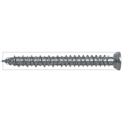 Vite in acciaio per muro FFS 7,5 x 122 TX30 - Confezione da 100