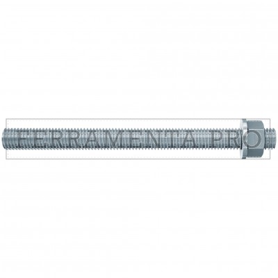 Barra filettata in acciaio zincato con classe di resistenza 5.8 Barra FIS A M8X110 - Confezione da 10