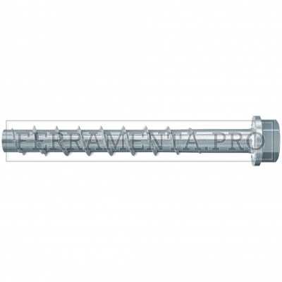 Viti per calcestruzzo ad alte prestazioni in acciaio zincato FBS II 12x130 70/55/30 US - Confezione da 20