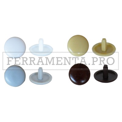 CAPPUCCIO COPRIVITE PER VITE TRUCIOLARE colore bianco - pz 100