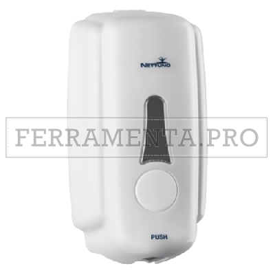 DISPENSER A MURO PER SAPONI IN TANICA T-SMALL REFILL colore bianco