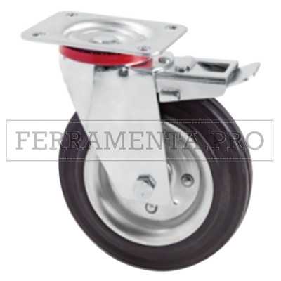 RUOTA PER CARRELLI ART. 103 ø mm 125 x  38 port. kg 100