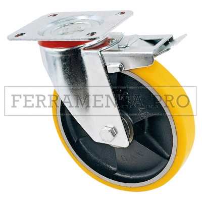 RUOTA PER CARRELLI ART. 24 ANT ø mm 100 x 25 port. kg  120