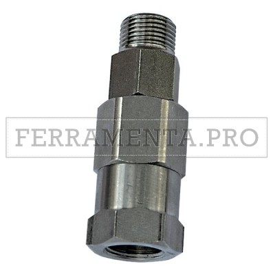 Giunto girevole inox G 3/8M-F 350bar