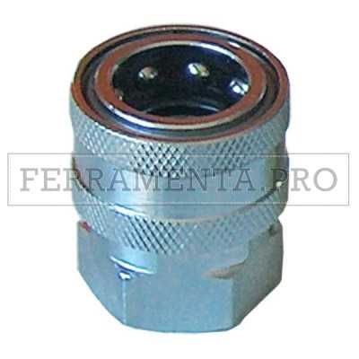 Attacco rapido a.p. a sfere F, G3/8F, 250bar